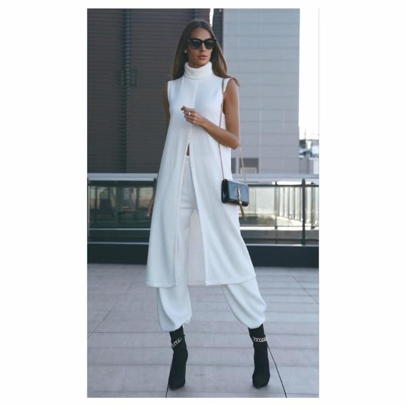 Skirts Fashion 2022 Autumn Winter Pure Cotton Sleeveless Half High Neck Slim Knit Dress, Beige
Skirts Fashion 2022 Autumn Winter Pure Cotton Sleeveless Half High Neck Slim Knit Dress, Beige