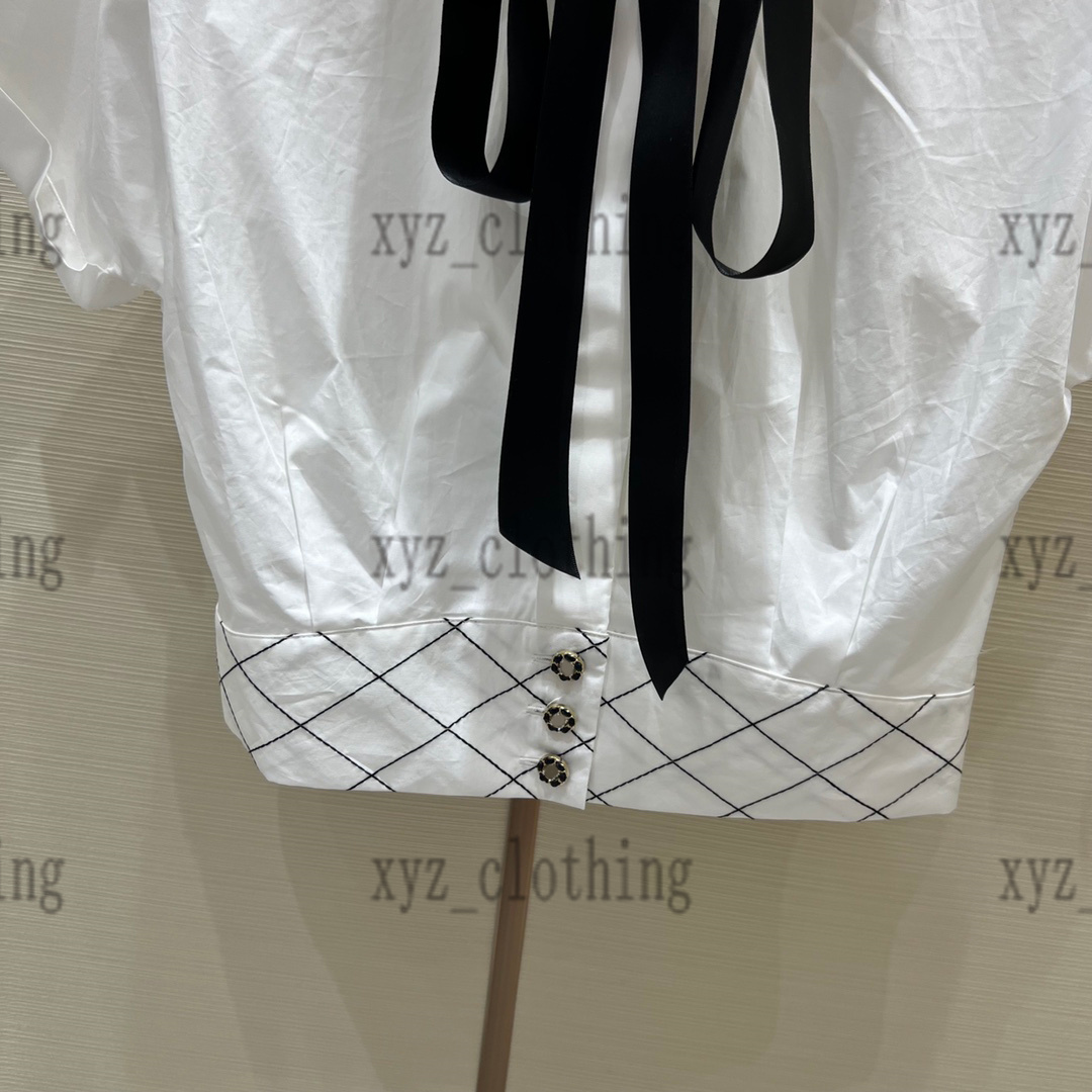 2022 summer high-end girls t-shirts newly womens blouses and shirts 2022 new flutter collar embroidered short-sleeved cotton top shirts, White
2022 summer high-end girls t-shirts newly womens blouses and shirts 2022 new flutter collar embroidered short-sleeved cotton top shirts, White