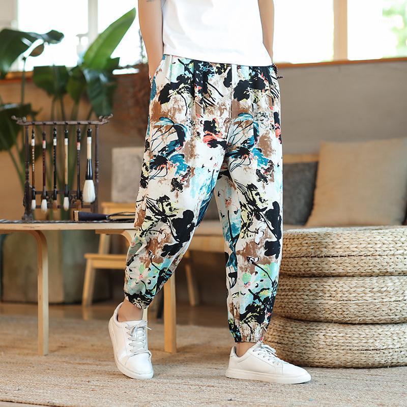 Summer Thin Breathable Cotton And Linen Casual Plus Size Nine-point Harem Pants Bloomers Printed Lace-up Trousers Pantalones Men's, Red
Summer Thin Breathable Cotton And Linen Casual Plus Size Nine-point Harem Pants Bloomers Printed Lace-up Trousers Pantalones Men's, Red