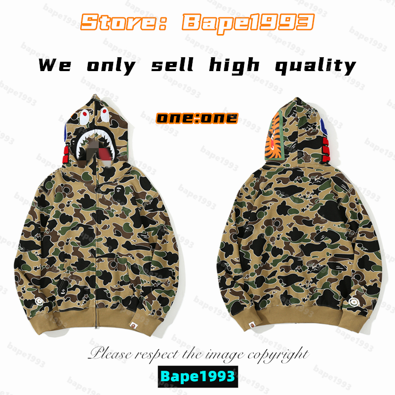 High quality Apes Mens Hoodies & Sweatshirt Japan shark B ape head Galaxy spots luminous camo Male and female couples with the same model 100% cotton New hoodie 1993 KS2-18, 1 button
High quality Apes Mens Hoodies & Sweatshirt Japan shark B ape head Galaxy spots luminous camo Male and female couples with the same model 100% cotton New hoodie 1993 KS2-18, 1 button