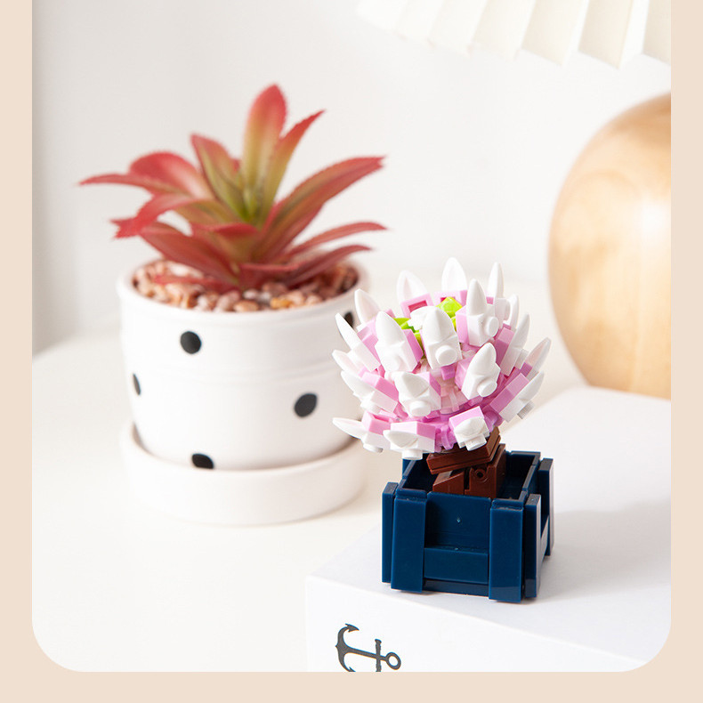 Model Building Kits Wholesale Mini Flower Building Blocks kits Home Desktop Succulent Potted Ornaments Diy Small Particles Puzzle Assembled Children's Toy Gift
Model Building Kits Wholesale Mini Flower Building Blocks kits Home Desktop Succulent Potted Ornaments Diy Small Particles Puzzle Assembled Children's Toy Gift