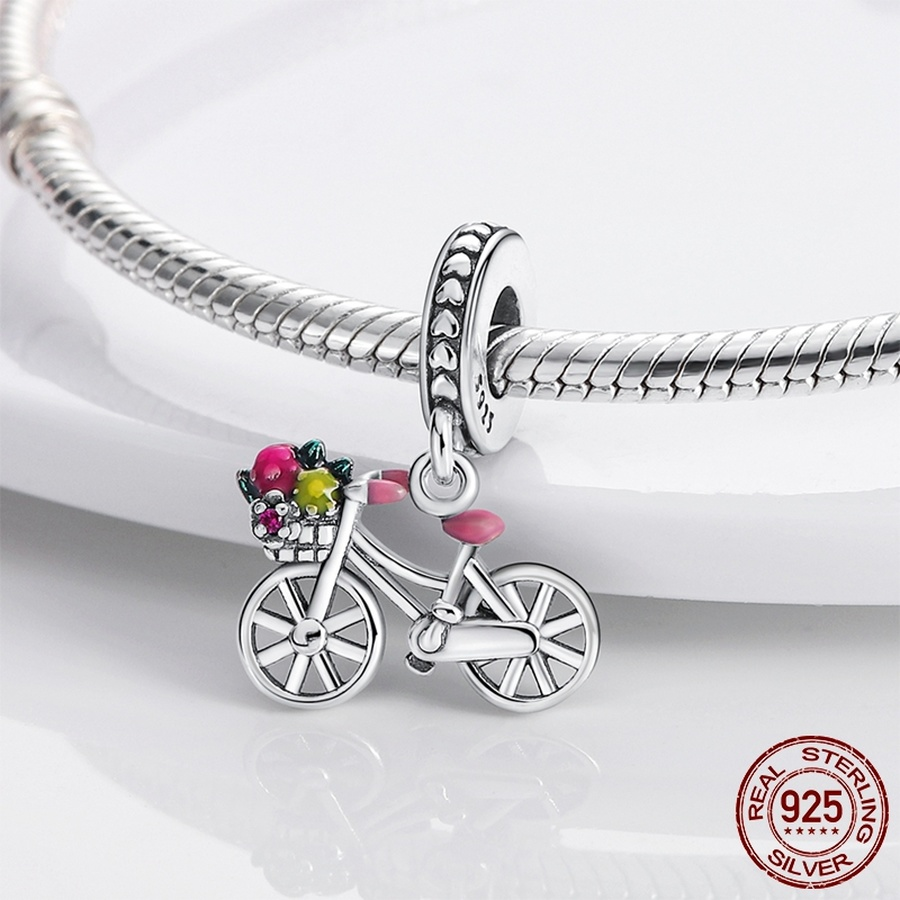 925 Sterling Silver Dangle Charm 2022 New Design plata charms of original Bead Fit Charms Bracelet DIY Jewelry Accessories