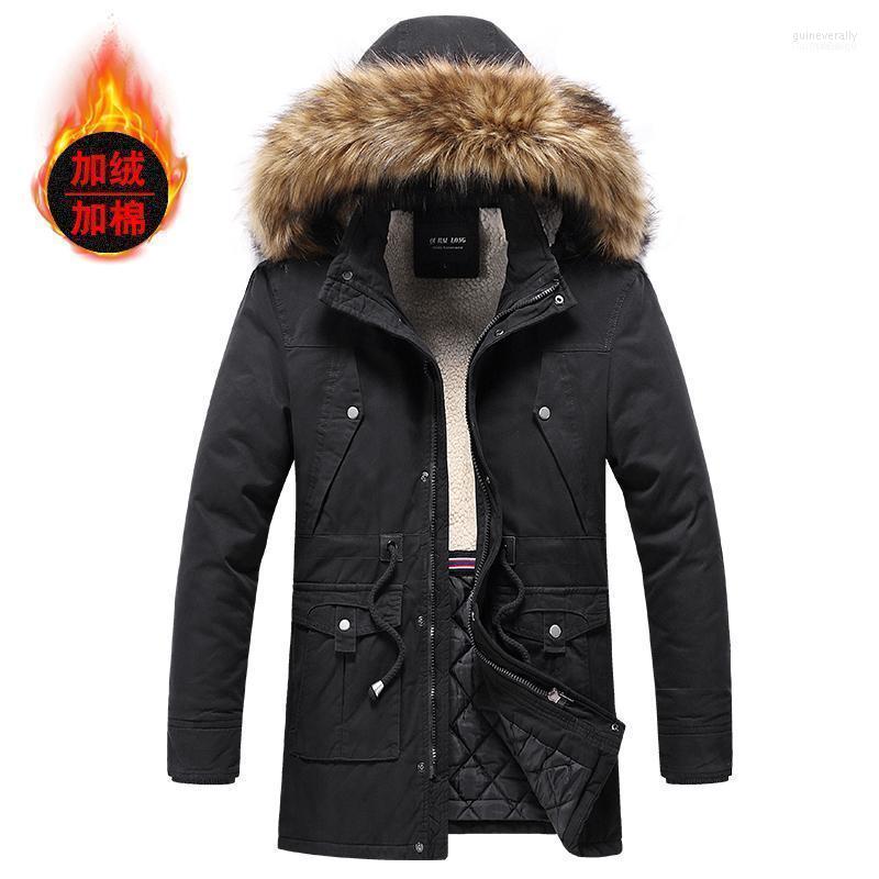 Men' Down & Parkas 2022 Winter Men Long Parka Coat Warm Thick Casual Fur Collar Fleece Windproof Hooded Jackets1 Guin22, Black
Men' Down & Parkas 2022 Winter Men Long Parka Coat Warm Thick Casual Fur Collar Fleece Windproof Hooded Jackets1 Guin22, Black