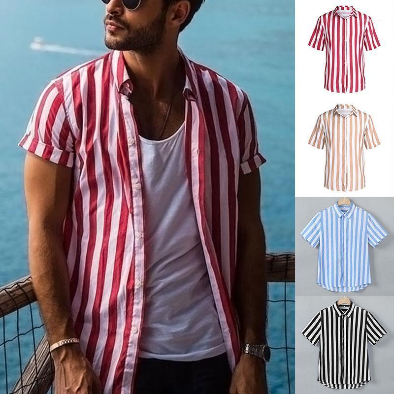 Men's Casual Shirts Short Sleeve V-Neck Striped Button Up Shirt Summer Blouse Tee Tops Beach Breathable Mens Streetwear, Black
Men's Casual Shirts Short Sleeve V-Neck Striped Button Up Shirt Summer Blouse Tee Tops Beach Breathable Mens Streetwear, Black