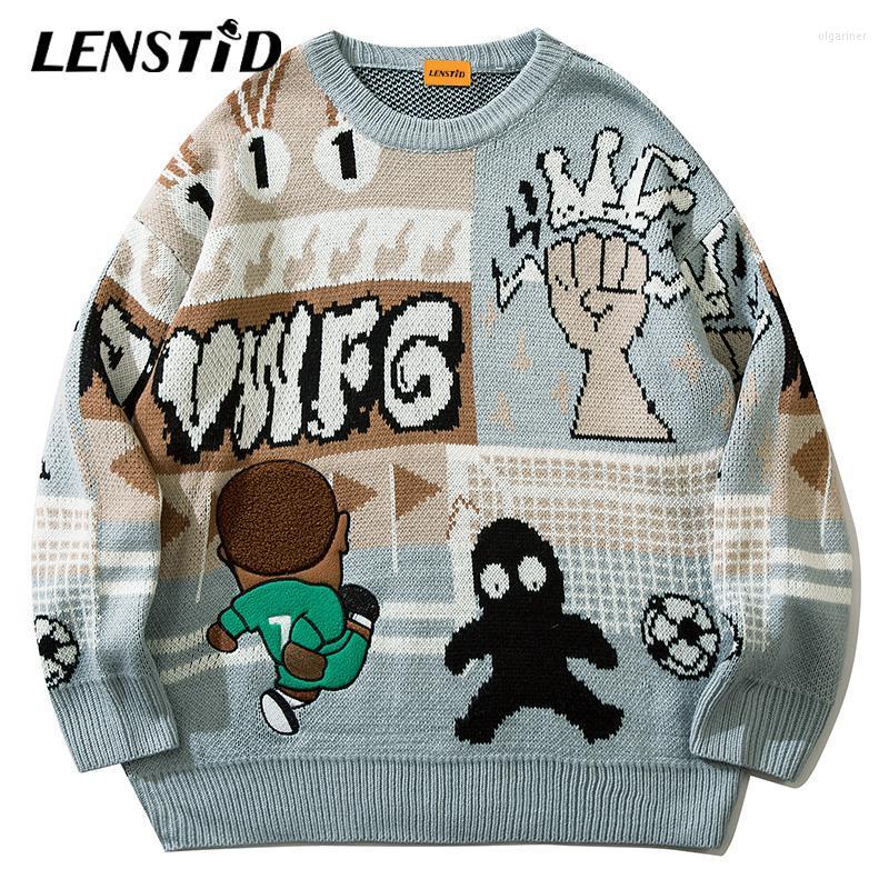 Men' Sweaters Autumn Men Knitted Jumper Hip Hop Funny Cartoon Graphic Streetwear Harajuku Loose Fashion Casual Male PulloversMen' Olga22, Green
Men' Sweaters Autumn Men Knitted Jumper Hip Hop Funny Cartoon Graphic Streetwear Harajuku Loose Fashion Casual Male PulloversMen' Olga22, Green