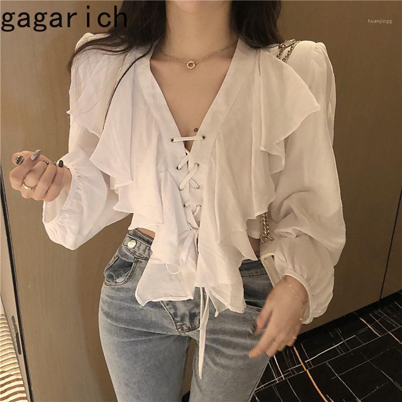 Women's Blouses & Shirts Gagarich Women 2022 Spring Autumn Korea Chic Simple Casual Ladies Vintage Ruffled Stitching Design Lace-Up, Black
Women's Blouses & Shirts Gagarich Women 2022 Spring Autumn Korea Chic Simple Casual Ladies Vintage Ruffled Stitching Design Lace-Up, Black