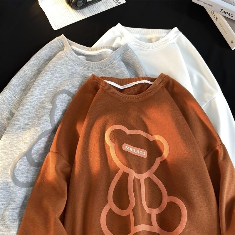 Privathinker Autumn Women Sweatshirts Fashion Brand Foaming Bear Couple Clothing Loose Female Harajuku Pullovers 220813, White
Privathinker Autumn Women Sweatshirts Fashion Brand Foaming Bear Couple Clothing Loose Female Harajuku Pullovers 220813, White