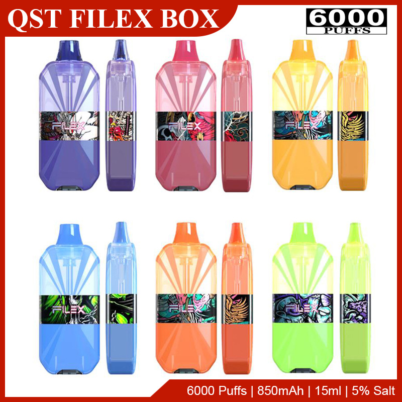 Authentic Filex Box 6000 Puff Disposable Vape E Cigarette 850Mah Rechargeable Battery 15ML I ndependent Pods Device VS RandM Dazzle Tornada
Authentic Filex Box 6000 Puff Disposable Vape E Cigarette 850Mah Rechargeable Battery 15ML I ndependent Pods Device VS RandM Dazzle Tornada