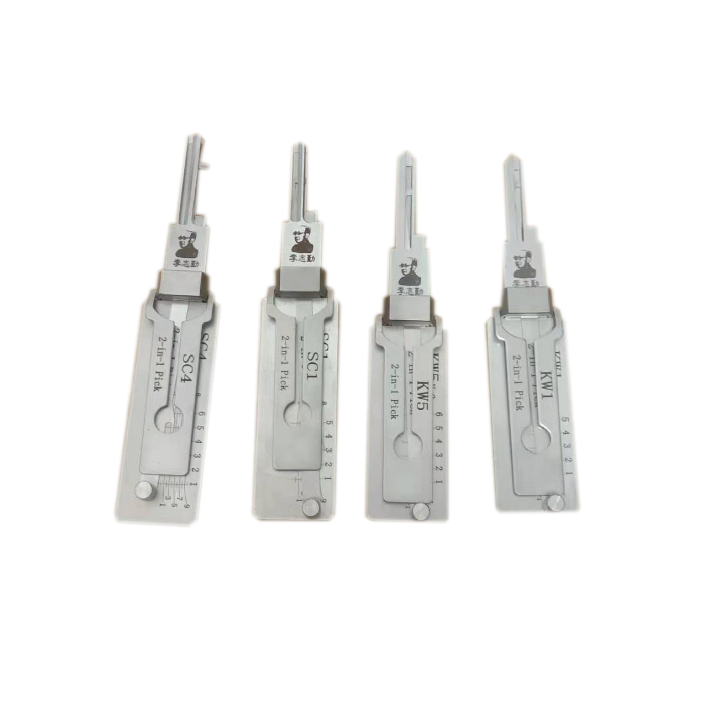 Locksmith Supplies Tool 4pcs / set Lishi 2 in 1 KW1 KW5 SC1 SC4 Lock Pick and Decoder for Home Door Locks
Locksmith Supplies Tool 4pcs / set Lishi 2 in 1 KW1 KW5 SC1 SC4 Lock Pick and Decoder for Home Door Locks