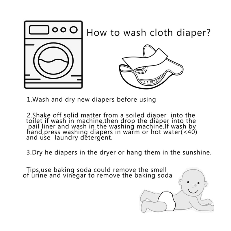 HappyFlute 2Pcs/Pack Baby Swim Diaper Waterproof Adjustable Cloth Diapers Swimwear for Kids Pool Pant Swimming Lessons/Holiday 220512