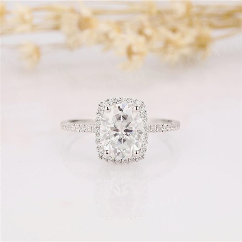 Cluster Rings RandH 2.0 9 7mm Oval Cut Half Etenity Band Moissanite For Women 14K Solid White Gold Classic Anniversary RingsCluster ClusterC
Cluster Rings RandH 2.0 9 7mm Oval Cut Half Etenity Band Moissanite For Women 14K Solid White Gold Classic Anniversary RingsCluster ClusterC