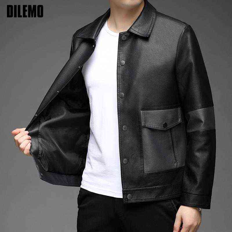 Top Grade New Brand Designer Streetwear Casual FashionClassic Faux Pu Fashion Leather Jacket Biker Men Coats Mens Clothing 2022 T220728, Black
Top Grade New Brand Designer Streetwear Casual FashionClassic Faux Pu Fashion Leather Jacket Biker Men Coats Mens Clothing 2022 T220728, Black