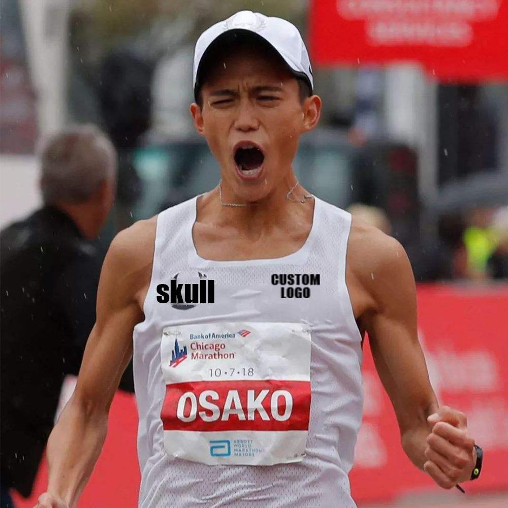 Men Fashion Sleeveless Singlets Tops Running Marathon Vest Elastic Sports Fitness, Color7
Men Fashion Sleeveless Singlets Tops Running Marathon Vest Elastic Sports Fitness, Color7