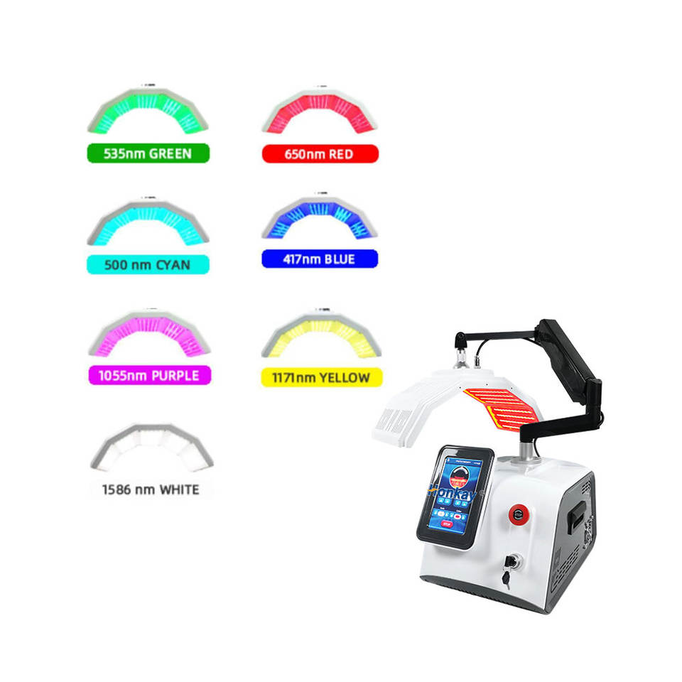 7 color led pdt bio-light therapy LED Skin Rejuvenation acne wrinkles removal