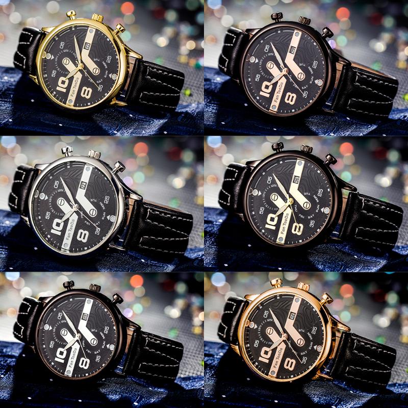 Wristwatches Arrived Leather Band Men's Watch Calendar Wristwatch Stylish Simplicity Quartz Montre Homme Men WatchWristwatches, Photo color 3
Wristwatches Arrived Leather Band Men's Watch Calendar Wristwatch Stylish Simplicity Quartz Montre Homme Men WatchWristwatches, Photo color 3