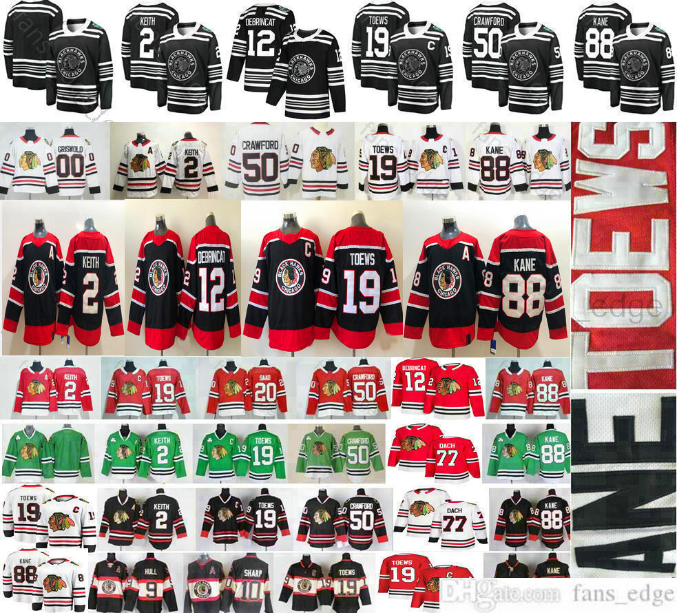 Reverse Retro Chicago Blackhawks 19 Jonathan Toews 88 Patrick Kane 12 Alex DeBrincat 2 Keith 50 Crawford 77 Kirby Dach''Nhl''Jerseys, Green men size s-xxxl
Reverse Retro Chicago Blackhawks 19 Jonathan Toews 88 Patrick Kane 12 Alex DeBrincat 2 Keith 50 Crawford 77 Kirby Dach''Nhl''Jerseys, Green men size s-xxxl
