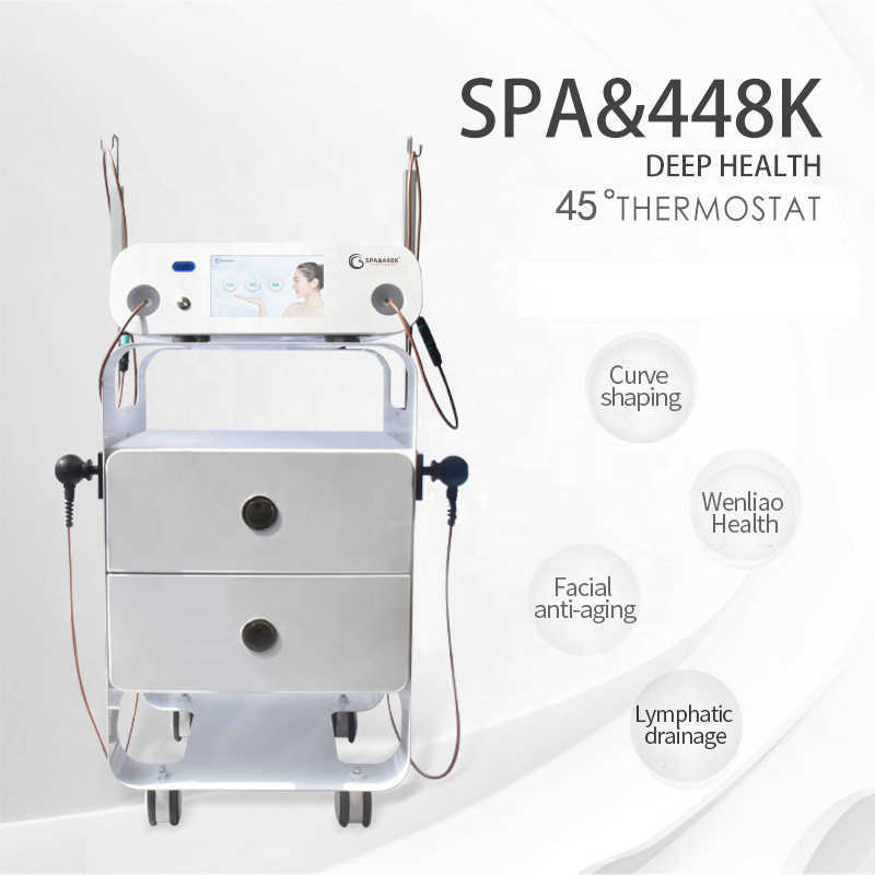 Powerful 448K INDIBA slimming fat reduce Promote cell regeneration Temperature Control RET Tecar Therapy Shaping RF wrinkles removal skin