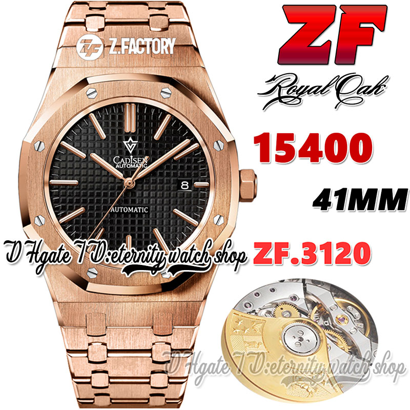 ZF V2 Version zff15400 Mens Watch Cal.3120 ZF3120 Automatic Ultra-Thin 9.8mm Black Texture Dial Stick Markers 4N Rose Gold 904L Steel Bracelet Super eternity Watches, Watch waterproof production cost
ZF V2 Version zff15400 Mens Watch Cal.3120 ZF3120 Automatic Ultra-Thin 9.8mm Black Texture Dial Stick Markers 4N Rose Gold 904L Steel Bracelet Super eternity Watches, Watch waterproof production cost