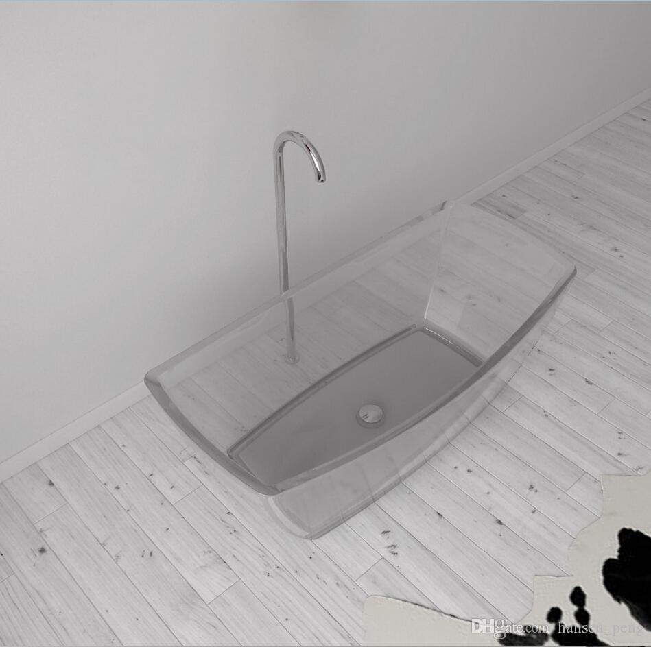 Luxury Bathing Experience with Durable Resin & Acrylic Construction | Premium Oval Tub w/ Safety Features 65133