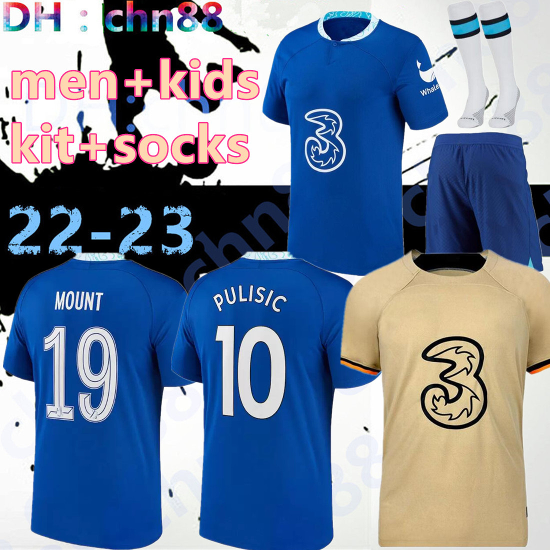 22 23 CFC Soccer Jerseys LUKAKU PULISIC MOUNT HAVERTZ ZIYECH CHILWELL 2022 2023 football shirt men kids set WERNER kits HUDSON ODOI KANTE uniform set socks 888, Image
22 23 CFC Soccer Jerseys LUKAKU PULISIC MOUNT HAVERTZ ZIYECH CHILWELL 2022 2023 football shirt men kids set WERNER kits HUDSON ODOI KANTE uniform set socks 888, Image