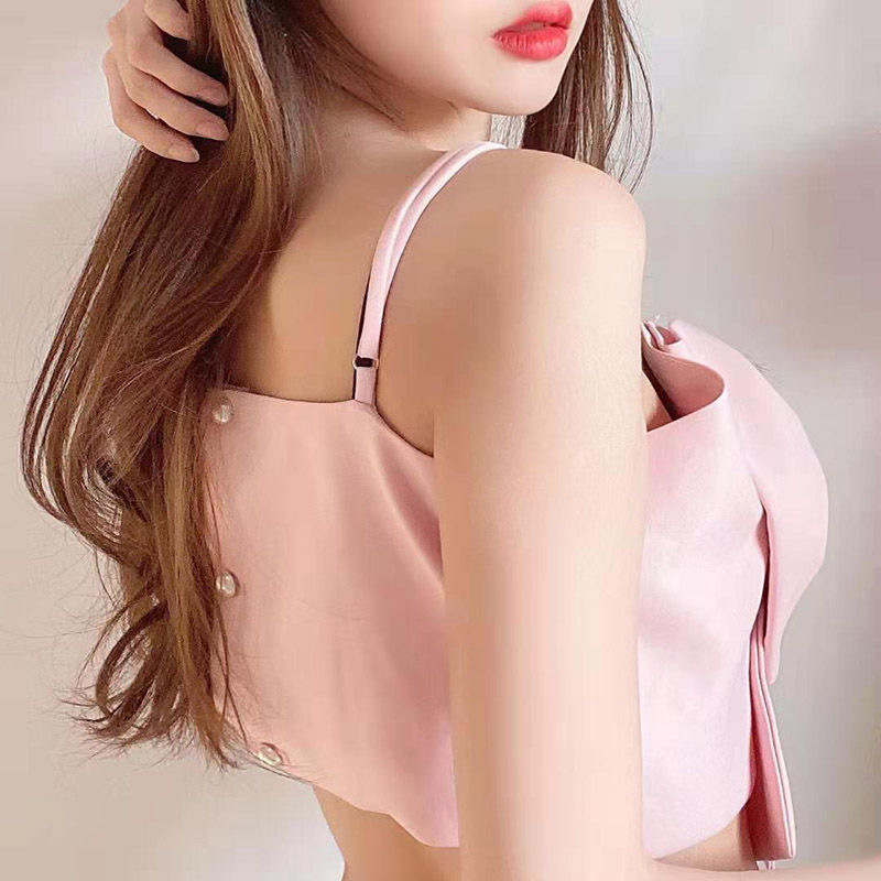 Sexy Patchwork Bow Women Vest Square Collar Sleeveless Spaghetti Strap Slim Tunic Tank Tops Female Clothes 220325