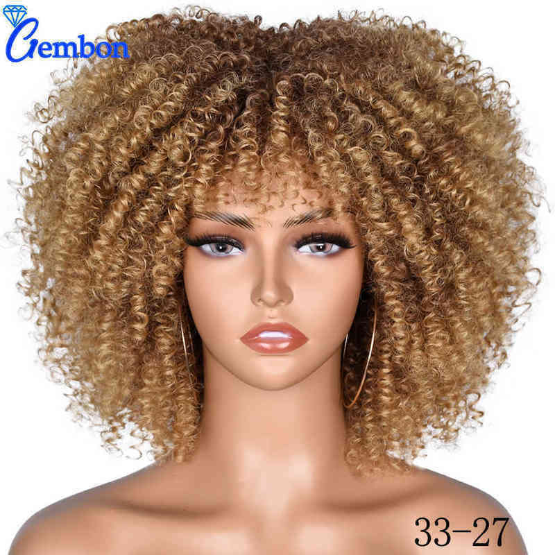 Hair Synthetic Wigs Cosplay Short Hair Afro Kinky Curly Wig with Bangs Loose Synthetic Cosplay Fluffy Natural Wigs for Black Women Dark Brown 10"gembon 220225, 1b-39a
Hair Synthetic Wigs Cosplay Short Hair Afro Kinky Curly Wig with Bangs Loose Synthetic Cosplay Fluffy Natural Wigs for Black Women Dark Brown 10"gembon 220225, 1b-39a