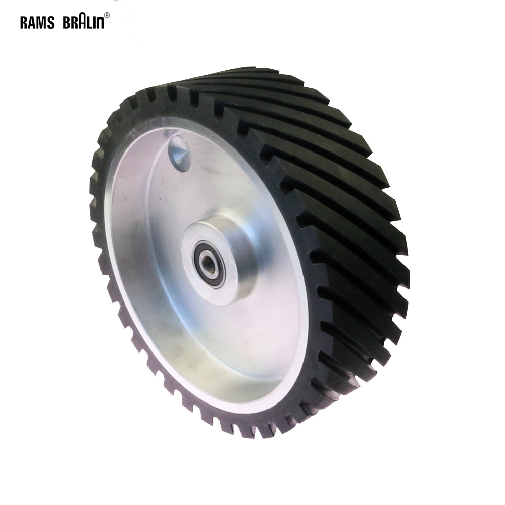 250x75mm Grooved Rubber Contact Wheel Replacement Parts Belt Grinder Sander Polisher Tool
250x75mm Grooved Rubber Contact Wheel Replacement Parts Belt Grinder Sander Polisher Tool