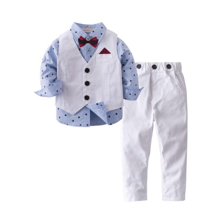 Clothing Sets Arrival Gentleman Bowtie Decorated Boys 3-piece Vest Set /Flower Boy Clothes 3276Clothing, As pictured
Clothing Sets Arrival Gentleman Bowtie Decorated Boys 3-piece Vest Set /Flower Boy Clothes 3276Clothing, As pictured