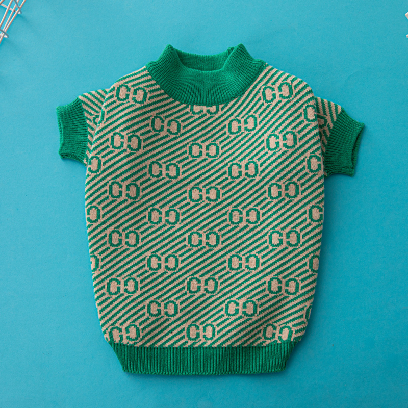 Winter Dog Apparel Designer Dog Clothes Puppy Sweater Warm Pet Sweaters for Small Dogs Classic Jacquard Letter Pattern Cat Sweatshirts Pets Clothing Coat L A357, Green
Winter Dog Apparel Designer Dog Clothes Puppy Sweater Warm Pet Sweaters for Small Dogs Classic Jacquard Letter Pattern Cat Sweatshirts Pets Clothing Coat L A357, Green