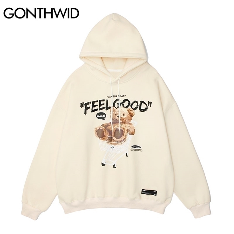 GONTHWID Men Hip Hop Hoodie Sweatshirt Streetwear Funny Bear Print Hooded Harajuku Winter Cotton Fleece Pullover Khaki Black 220406
GONTHWID Men Hip Hop Hoodie Sweatshirt Streetwear Funny Bear Print Hooded Harajuku Winter Cotton Fleece Pullover Khaki Black 220406