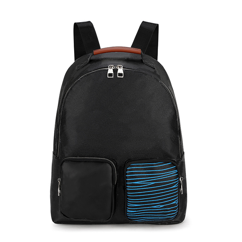 Designer Backpack for Man Woman PVC Leather Black Flower Handbag Back Pack Large Capacity Storage 42 Cm Womens Printing Cross Boby Bag Women Men Backpacks #41379