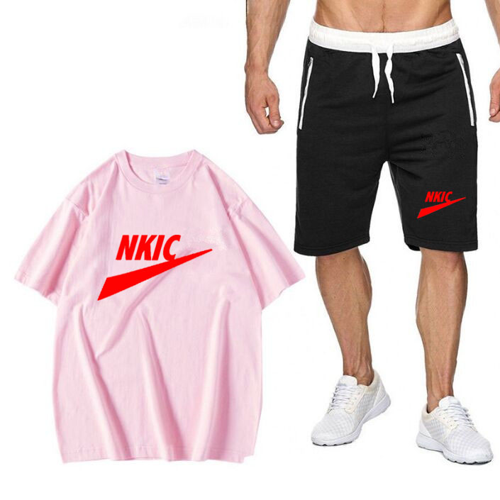 2022 Summer Fitness jogger Brand LOGO Tracksuit Men's Shorts Sleeve T-Shirt + 2 Pieces short trousers Sets Sportswear Clothing Male Suits, Wine red
2022 Summer Fitness jogger Brand LOGO Tracksuit Men's Shorts Sleeve T-Shirt + 2 Pieces short trousers Sets Sportswear Clothing Male Suits, Wine red