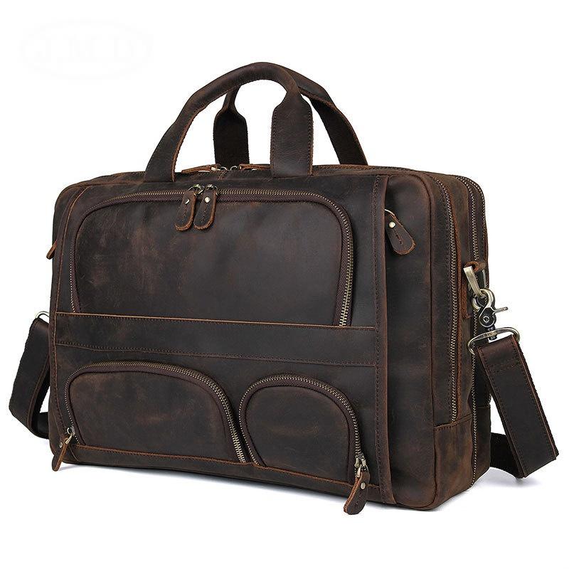 Briefcases Full Grain Cowhide Leather High-end Brand Briefcase 17 Inch Laptop Bag Large Capacity Handbag For MenBriefcases, Black
Briefcases Full Grain Cowhide Leather High-end Brand Briefcase 17 Inch Laptop Bag Large Capacity Handbag For MenBriefcases, Black