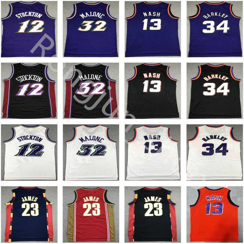 Mens Stitched Basketball Karl Malone 32 John Stockton 12 Steve Nash13 Charles Barkley 34 James High School Jersey VintageNba's Jerseys
Mens Stitched Basketball Karl Malone 32 John Stockton 12 Steve Nash13 Charles Barkley 34 James High School Jersey VintageNba's Jerseys