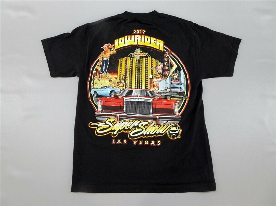 Men's T-Shirts Lowrider Magazine Las Vegas Super Show Black Graphic T Shirt Size Medium Birthday Gift Tee ShirtMen's, 0303164-red
Men's T-Shirts Lowrider Magazine Las Vegas Super Show Black Graphic T Shirt Size Medium Birthday Gift Tee ShirtMen's, 0303164-red