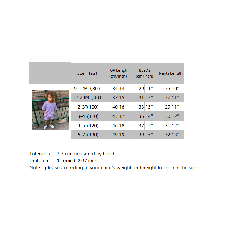 2 Pcs Novelty Summer Baby Boy Sport Outfits Clothes Sets Girls Clothing Solid Top T-Shirt+Shorts Children Tracksuit For Kid 220507