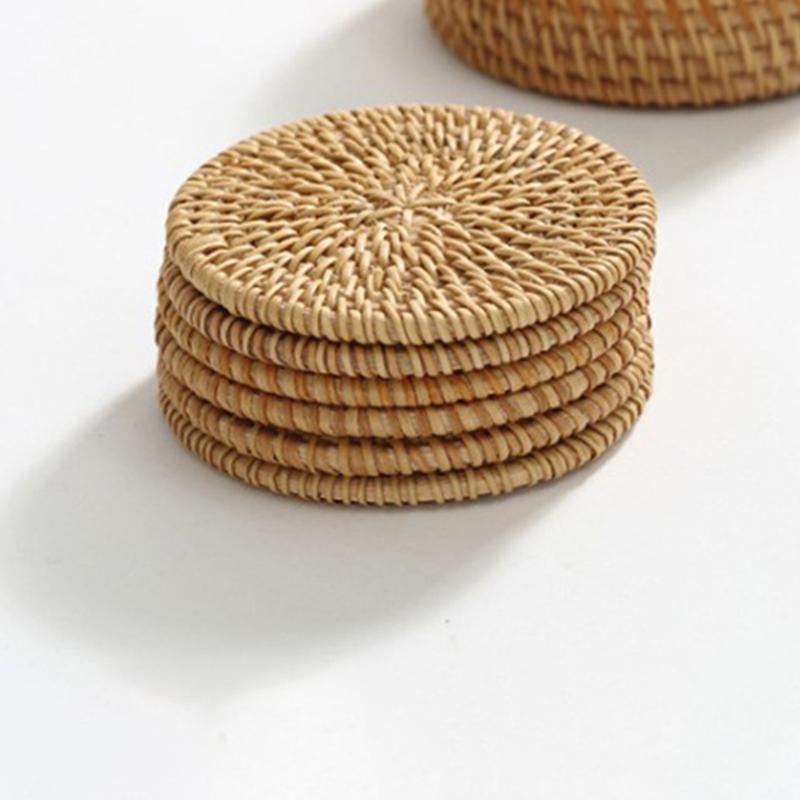 Mats & Pads 4 SizesAnti-scald Woven Insulation Mat Handmade Round Placemat Rattan Kettle Kitchen Table Pad Bowl
Mats & Pads 4 SizesAnti-scald Woven Insulation Mat Handmade Round Placemat Rattan Kettle Kitchen Table Pad Bowl