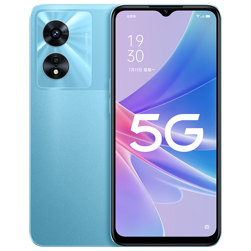 Original Oppo A97 5G Mobile Phone 12GB RAM 256GB ROM MTK Dimensity 810 Android 6.56" 90Hz Full Screen 48.0MP AI 5000mAh Face ID Fingerprint Smart