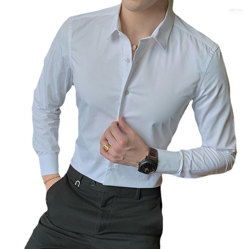 Men's Dress Shirts Fashion Cotton Long Sleeve Shirt Solid Slim Fit Male Social Casual Business White Black 5XL 6XL 7XL 8XL Sybi22, Wine red
Men's Dress Shirts Fashion Cotton Long Sleeve Shirt Solid Slim Fit Male Social Casual Business White Black 5XL 6XL 7XL 8XL Sybi22, Wine red
