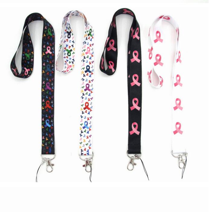 Colorful Ribbon Breast Cancer Awareness Straps Keychain Mobile Phone Hanging Rope Key Lanyards for Cancer Center Foundation Gift
Colorful Ribbon Breast Cancer Awareness Straps Keychain Mobile Phone Hanging Rope Key Lanyards for Cancer Center Foundation Gift