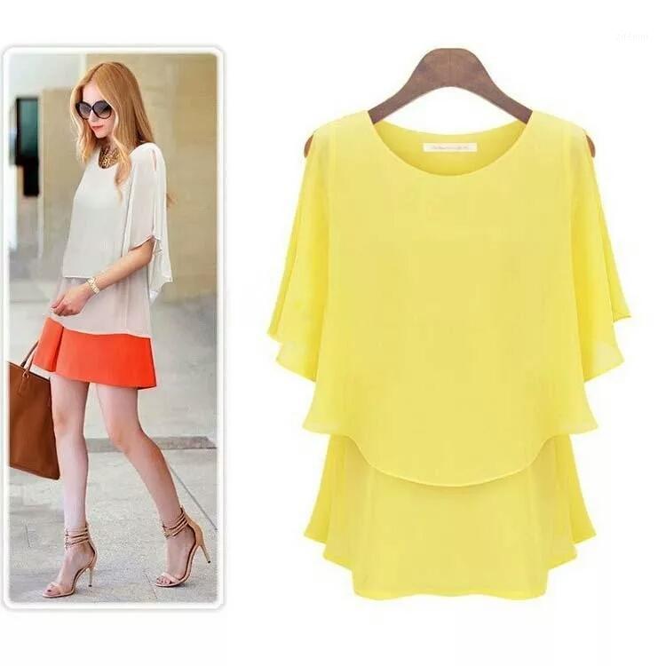 Women's Blouses & Shirts Womens Chiffon Shirt Bat Sleeved Blouse Fat Plus Size Women Tops, Green
Women's Blouses & Shirts Womens Chiffon Shirt Bat Sleeved Blouse Fat Plus Size Women Tops, Green