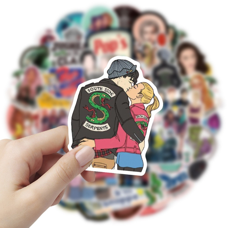 50Pcs Classic TV Show Riverdale stickers Graffiti Kids Toy Skateboard car Motorcycle Bicycle Sticker Decals Wholesale