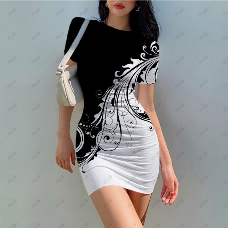 Casual Dresses Vintage Elegant Flower 3D Print For Women Gothic Short Sleeve Summer Dress Bag Hip Beach Party VestidosCasual, Akz6ba0150
Casual Dresses Vintage Elegant Flower 3D Print For Women Gothic Short Sleeve Summer Dress Bag Hip Beach Party VestidosCasual, Akz6ba0150