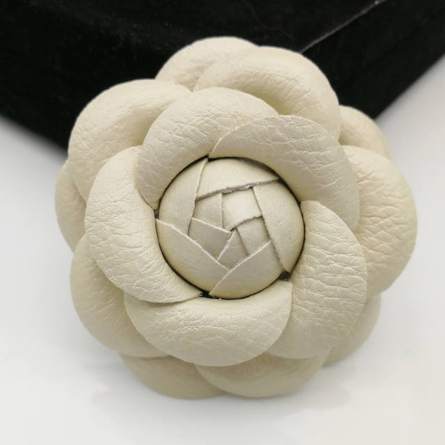 Dress Accessories Fashion Black Bow Fabric Camellia Flower Brooch Pin Wedding Party Costume Accessories