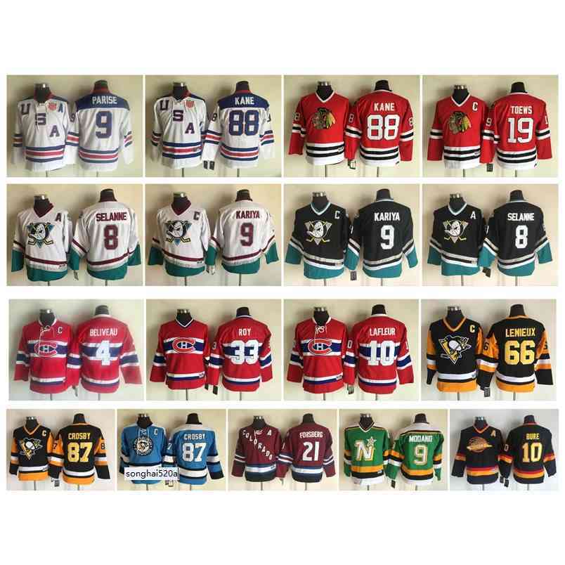 95 Vintage Kids Hockey Jersey Ducks 8 Teemu Selanne 9 Paul Kariya USA 88 Patrick Kane Kids 9 Zach Parise 19 Jonathan Toews Pavel Youth CCM nhl's Jerseys, As pic
95 Vintage Kids Hockey Jersey Ducks 8 Teemu Selanne 9 Paul Kariya USA 88 Patrick Kane Kids 9 Zach Parise 19 Jonathan Toews Pavel Youth CCM nhl's Jerseys, As pic