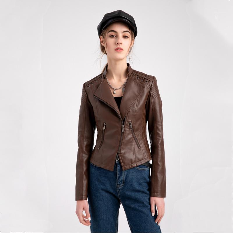 Women' Leather & Faux -4XLFemale Jacket Feminine Coat PU For Spring Autumn 2022 Shoulder Fashion Plait Decoration Turn Collar Locomotive C, Black
Women' Leather & Faux -4XLFemale Jacket Feminine Coat PU For Spring Autumn 2022 Shoulder Fashion Plait Decoration Turn Collar Locomotive C, Black