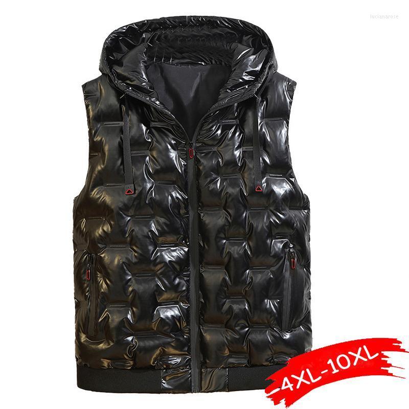 Women's Vests 8XL 9XL 10XL Big Size Autumn Winter Sleeveless Hooded Jackets Fashion Vest Coats Man Women Thicken Warm Glossy Waistcoats Luci, Black
Women's Vests 8XL 9XL 10XL Big Size Autumn Winter Sleeveless Hooded Jackets Fashion Vest Coats Man Women Thicken Warm Glossy Waistcoats Luci, Black