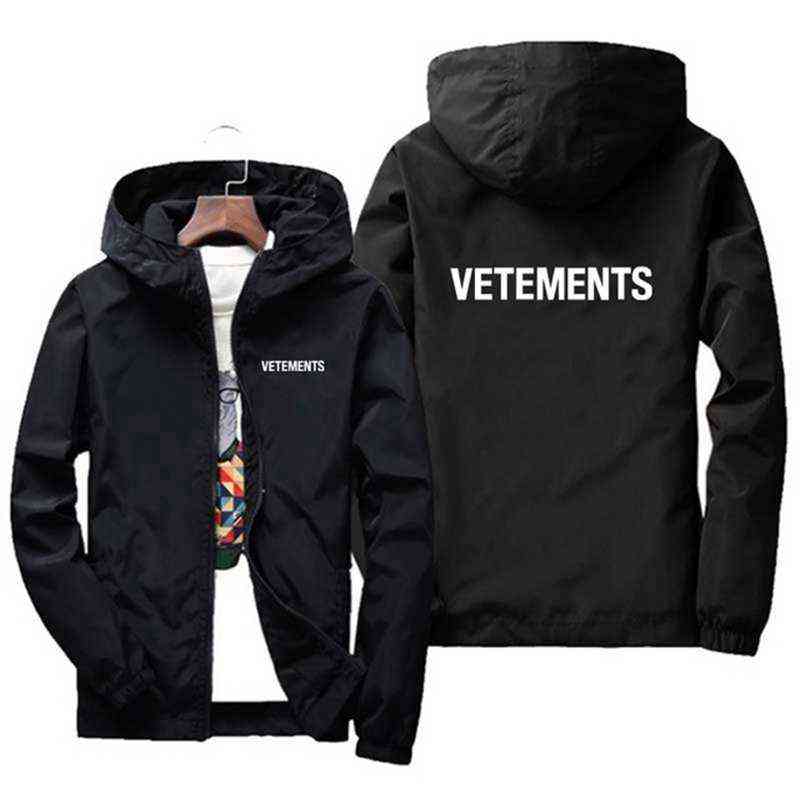 Spring Fall Men' and Women' Fashion Vetements Jackets Outerwear New Men' Women' Windbreakers Bomber Men, Color 1
Spring Fall Men' and Women' Fashion Vetements Jackets Outerwear New Men' Women' Windbreakers Bomber Men, Color 1