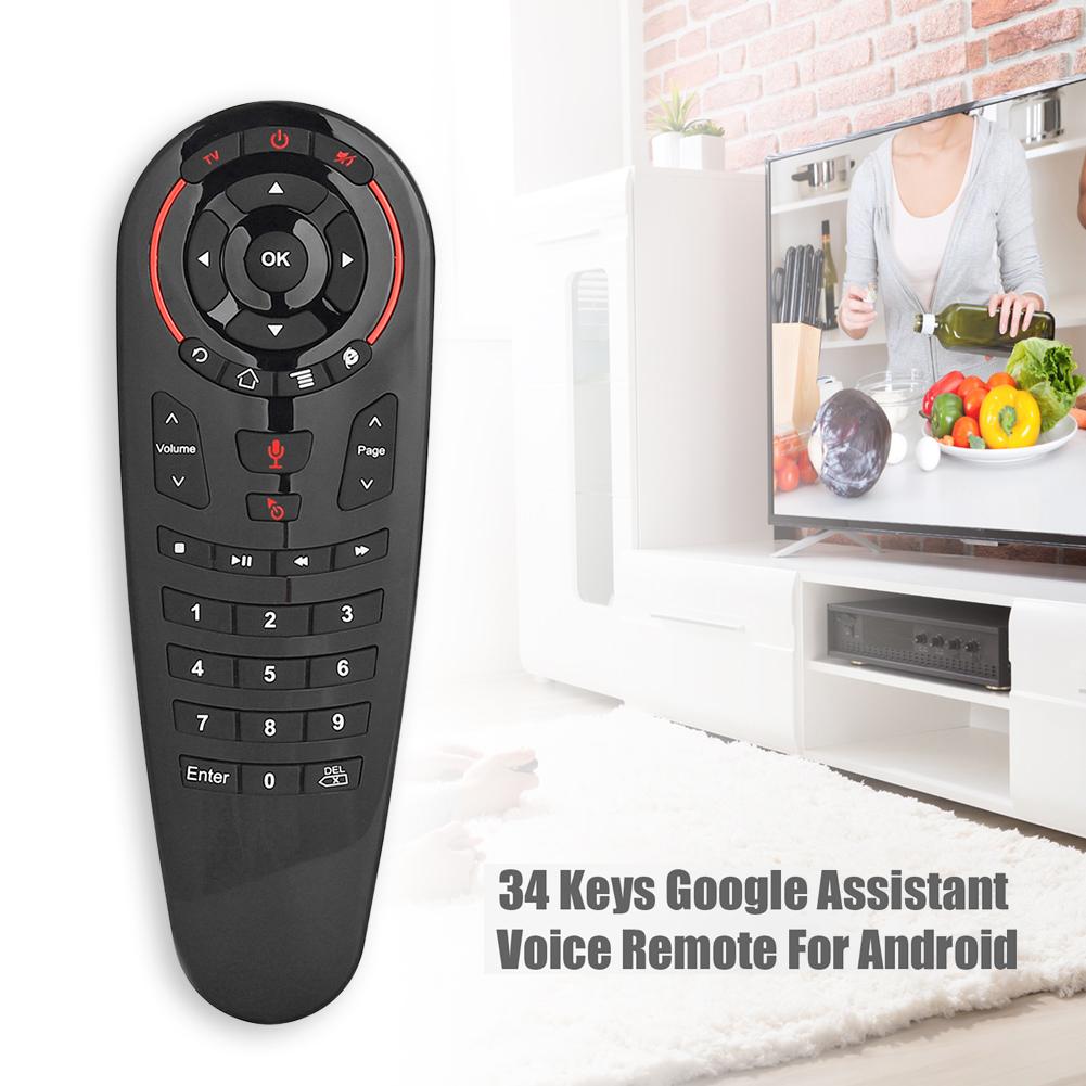 TV parts G30S Voice Control 2.4G Wireless Fly Air Mouse Keyboard For Gyroscope Motion Sensing Mini Remote For Android TV Box