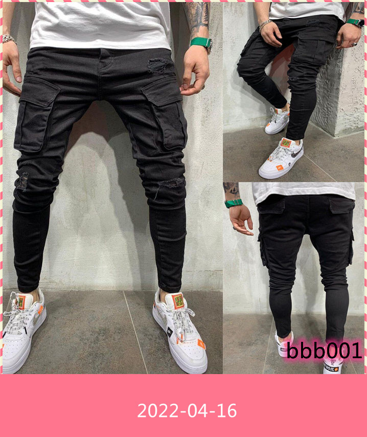 New Black Biker Cargo Jeans Men Multi-Pocket Slim Fit Joggers Trousers Mens Ripped Hole Motorcycle Streetwear Denim Pencil Pants ease
New Black Biker Cargo Jeans Men Multi-Pocket Slim Fit Joggers Trousers Mens Ripped Hole Motorcycle Streetwear Denim Pencil Pants ease